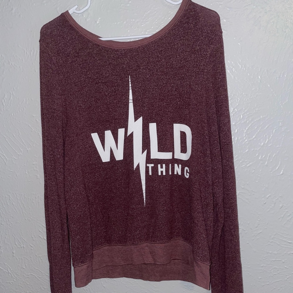 Wild Fox Wild Thing Soft Pullover Sweatshirt - image 1